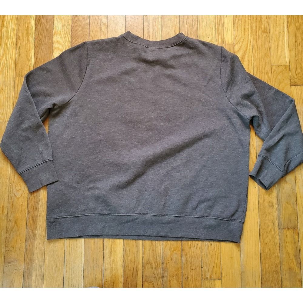 Crewneck sweatshirt Vintage Cottagecore grandma holiday birds on wreath sz xl - Picture 8 of 8